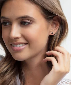 Earrings*THOMAS SABO Women's Ear Studs - Black