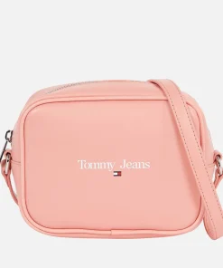 Shoulder Bags*Tommy Jeans Essential Logo-Print Faux Leather Bag