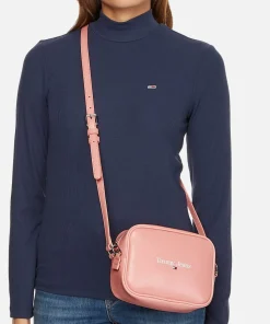 Shoulder Bags*Tommy Jeans Essential Logo-Print Faux Leather Bag