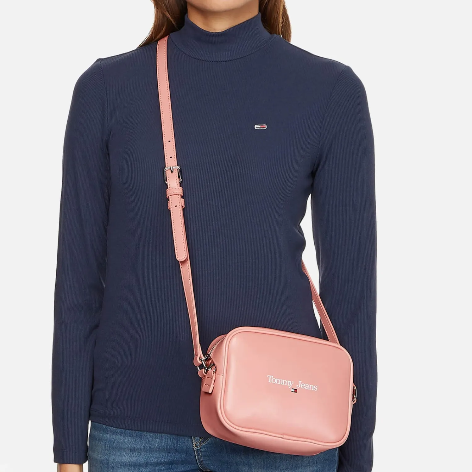 Shoulder Bags*Tommy Jeans Essential Logo-Print Faux Leather Bag