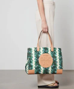 Tote Bags*Tory Burch Ella Floral Canvas Tote Bag