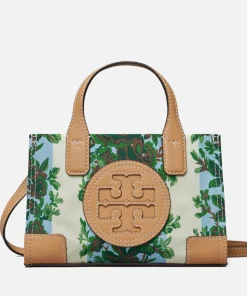 Tote Bags*Tory Burch Ella Floral Nylon Tote Bag