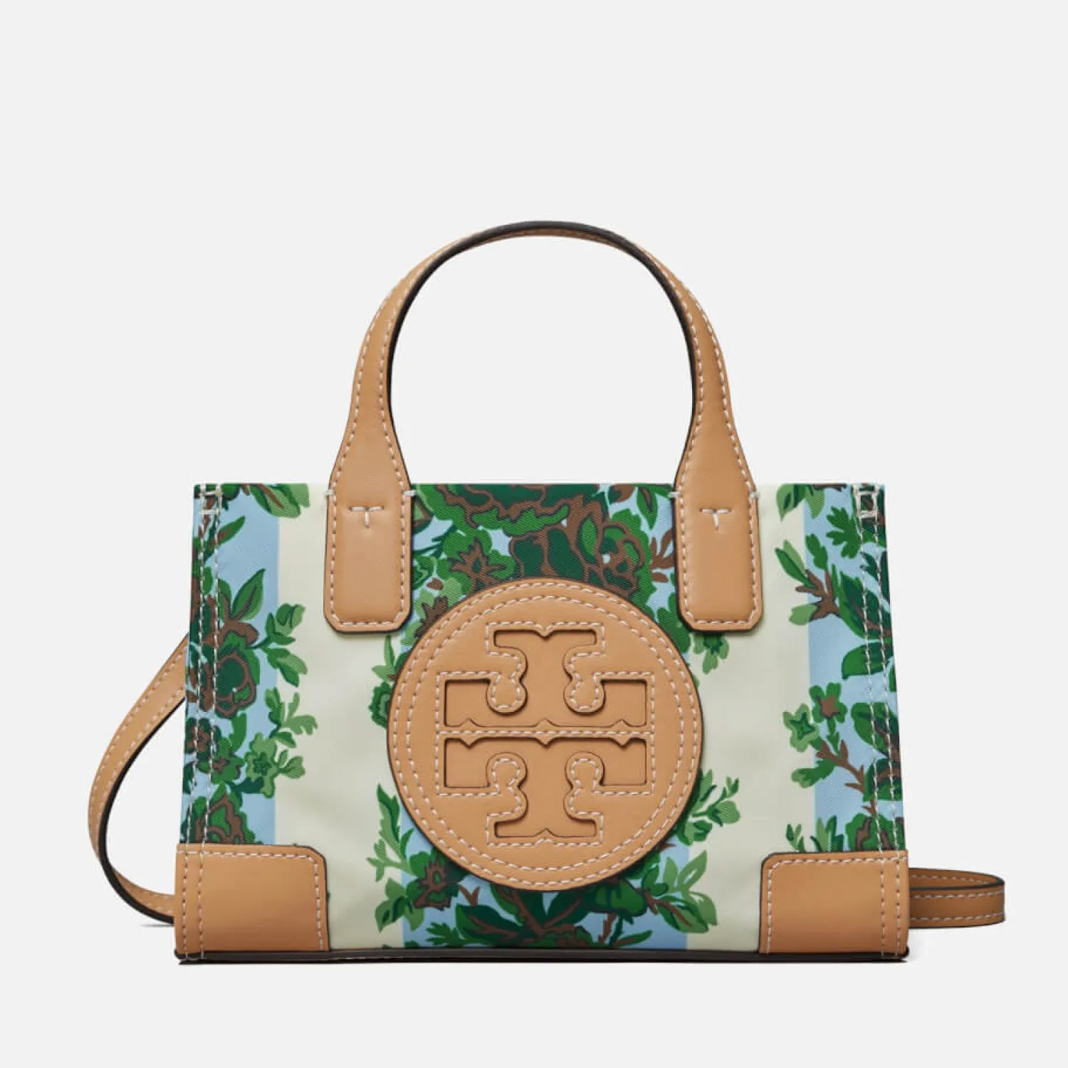 Tote Bags*Tory Burch Ella Floral Nylon Tote Bag