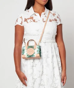Tote Bags*Tory Burch Ella Floral Nylon Tote Bag