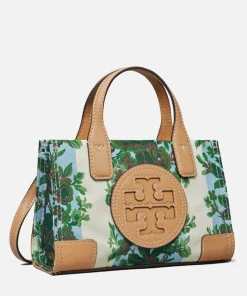 Tote Bags*Tory Burch Ella Floral Nylon Tote Bag