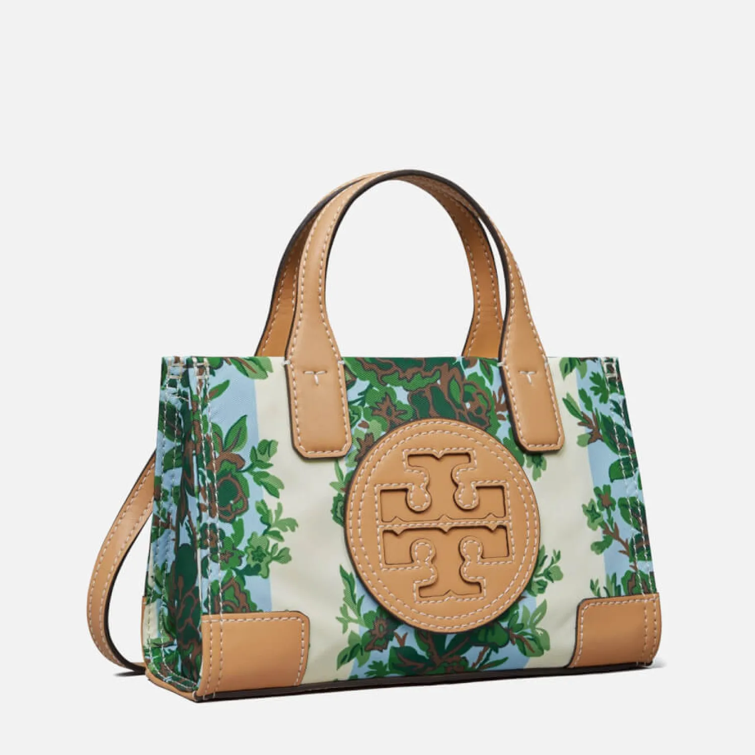 Tote Bags*Tory Burch Ella Floral Nylon Tote Bag