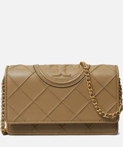 Crossbody Bags*Tory Burch Fleming Logo Leather Cross-Body Bag