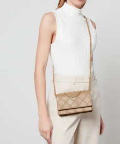 Crossbody Bags*Tory Burch Fleming Logo Leather Cross-Body Bag