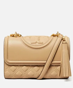 Shoulder Bags*Tory Burch Fleming Small Convertible Leather Shoulder Bag