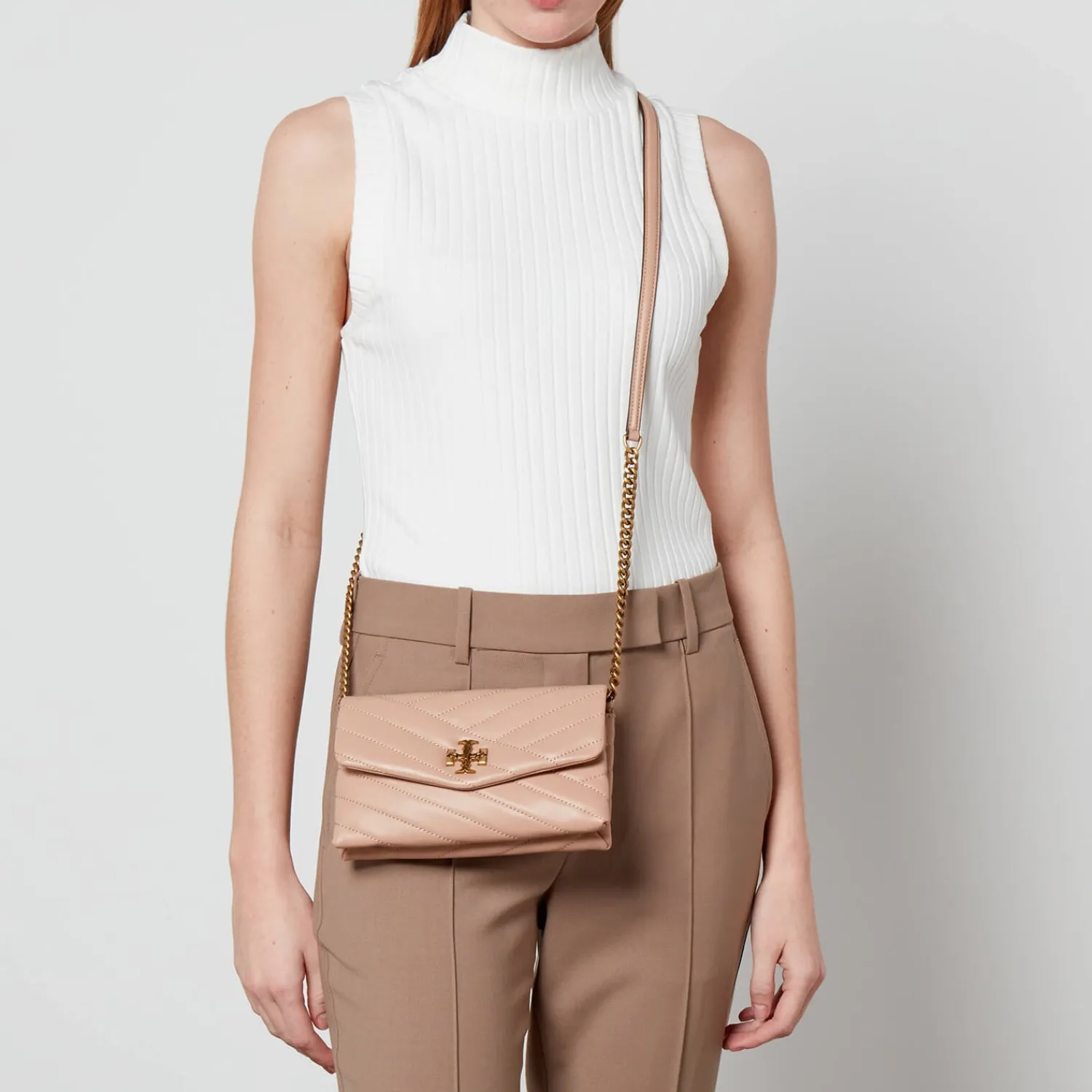 Crossbody Bags*Tory Burch Kira Chevron Leather Cross-Body Bag