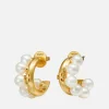 Earrings*Tory Burch Kira Gold-Plated And Freshwater Pearl Earrings