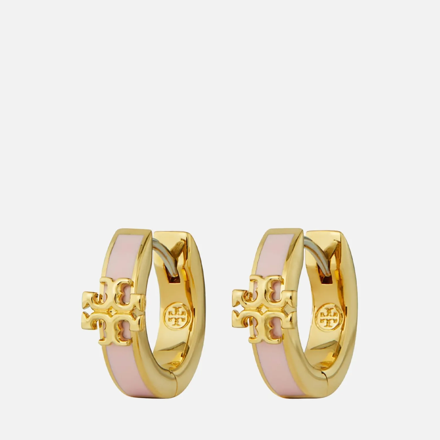 Jewellery Sets*Tory Burch Kira Gold-Plated And Enamel Huggie Earrings