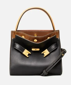 Crossbody Bags*Tory Burch Lee Radziwill Petite Double Suede And Leather Bag