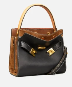 Crossbody Bags*Tory Burch Lee Radziwill Petite Double Suede And Leather Bag