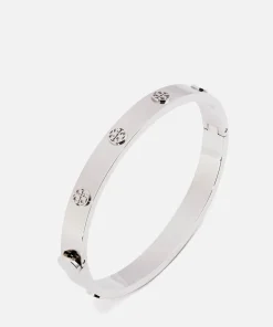 Bracelets & Bangles*Tory Burch Miller Stainless Steel Bracelet Tory Silver