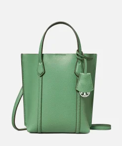 Mini Bags*Tory Burch Mini Perry Leather Tote Bag