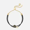 Bracelets & Bangles*Tory Burch Women's Enamel Slider Bracelet - Black