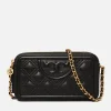 Mini Bags*Tory Burch Women's Fleming Double-Zip Mini Bag - Black