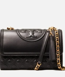 Shoulder Bags*Tory Burch Women's Fleming Convertible Shoulder Bag - Black