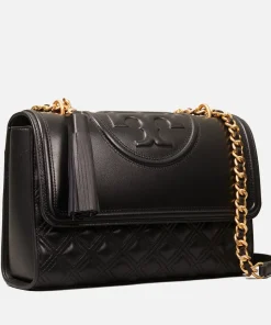 Shoulder Bags*Tory Burch Women's Fleming Convertible Shoulder Bag - Black