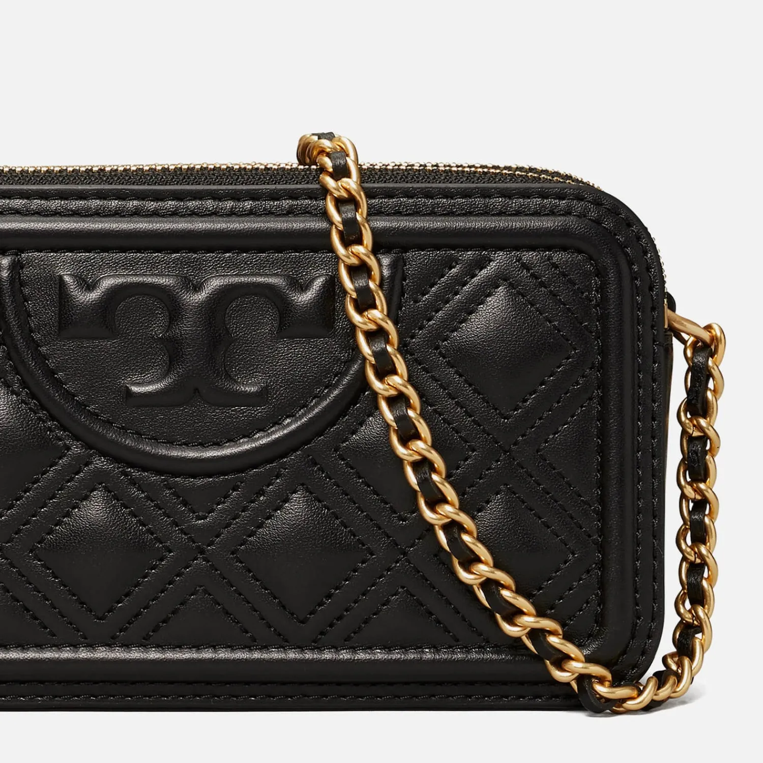 Mini Bags*Tory Burch Women's Fleming Double-Zip Mini Bag - Black