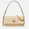 Shoulder Bags*Tory Burch Women's Kira Chevron Small Flap Shoulder Bag - New Cream