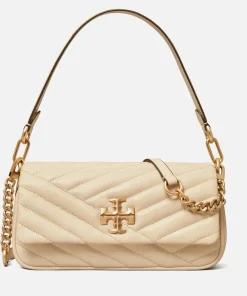 Shoulder Bags*Tory Burch Women's Kira Chevron Small Flap Shoulder Bag - New Cream