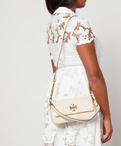 Shoulder Bags*Tory Burch Women's Kira Chevron Small Flap Shoulder Bag - New Cream