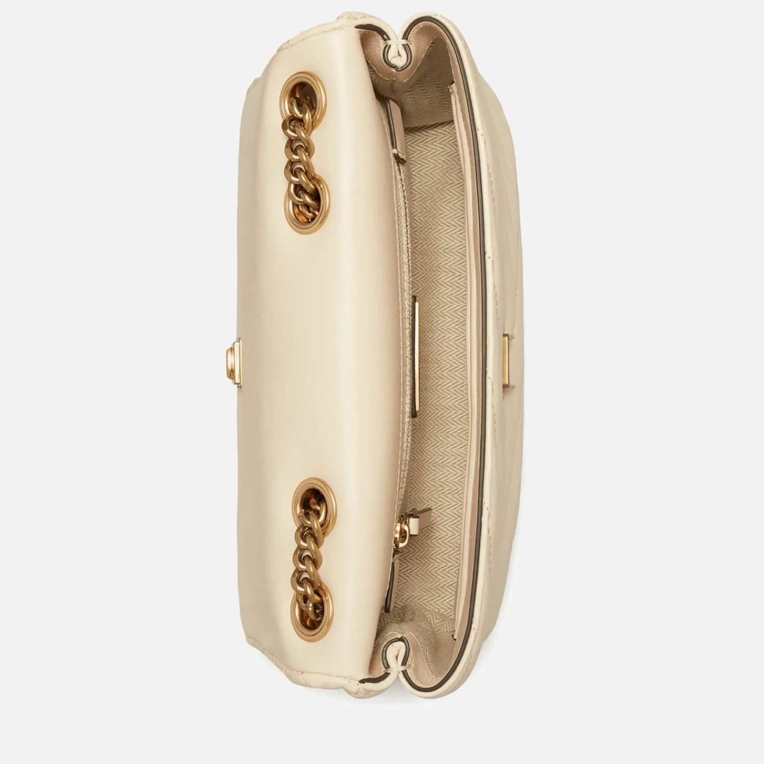 Shoulder Bags*Tory Burch Women's Kira Chevron Small Convertible Shoulder Bag - New Cream