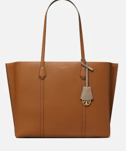 Tote Bags*Tory Burch Women's Perry Triple Compartment Tote Bag - Light Umber