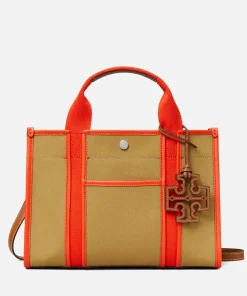 Tote Bags*Tory Burch Women's Twill Small Tote Bag - Cumin