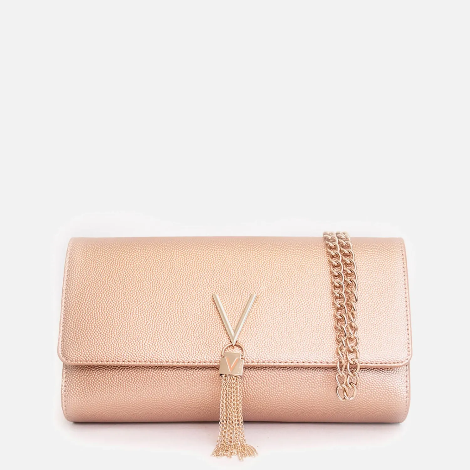 Shoulder Bags*Valentino Bags Valentino Divina Metallic Faux Leather Bag