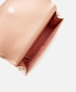 Shoulder Bags*Valentino Bags Valentino Divina Metallic Faux Leather Bag