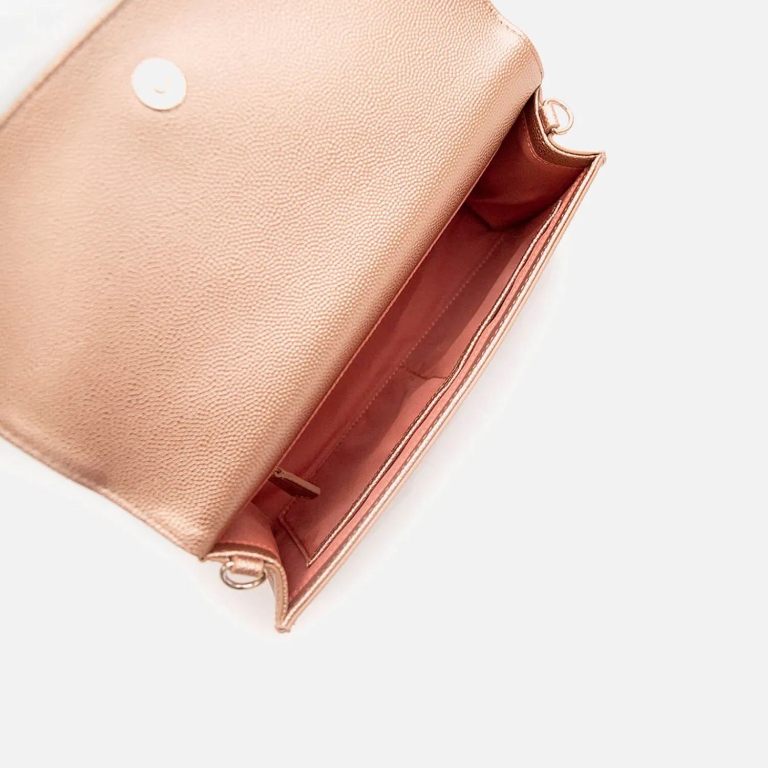 Shoulder Bags*Valentino Bags Valentino Divina Metallic Faux Leather Bag