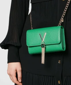 Clutch Bags*Valentino Bags Valentino Divina Small Faux Leather Pochette