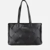 Tote Bags*Valentino Bags Valentino Ibiza Diamond Quilted Faux Leather Shopping Bag
