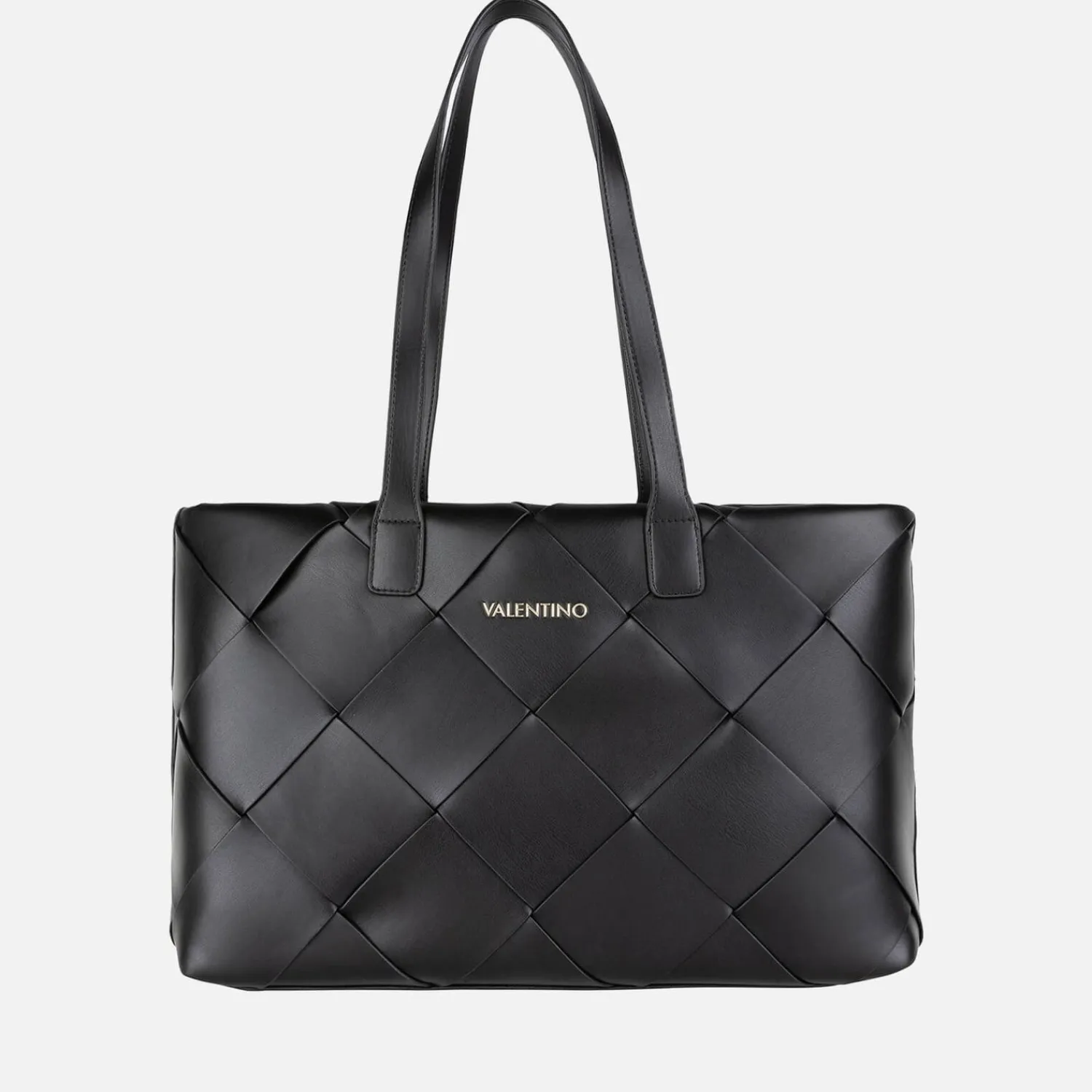 Tote Bags*Valentino Bags Valentino Ibiza Diamond Quilted Faux Leather Shopping Bag