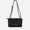 Shoulder Bags*Valentino Bags Valentino Klenia Faux Leather Shoulder Bag Black