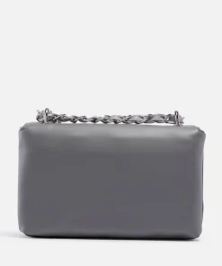 Shoulder Bags*Valentino Bags Valentino Klenia Faux Leather Shoulder Bag Grey