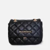 Crossbody Bags*Valentino Bags Valentino Ocarina Quilted Faux Leather Shoulder Bag Black