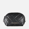 Cosmetic Bags*Valentino Bags Valentino Ocarina Quilted Faux Leather Cosmetic Case
