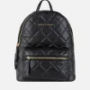 Backpacks*Valentino Bags Valentino Ocarina Quilted Faux Leather Backpack