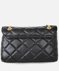 Crossbody Bags*Valentino Bags Valentino Ocarina Quilted Faux Leather Shoulder Bag Black