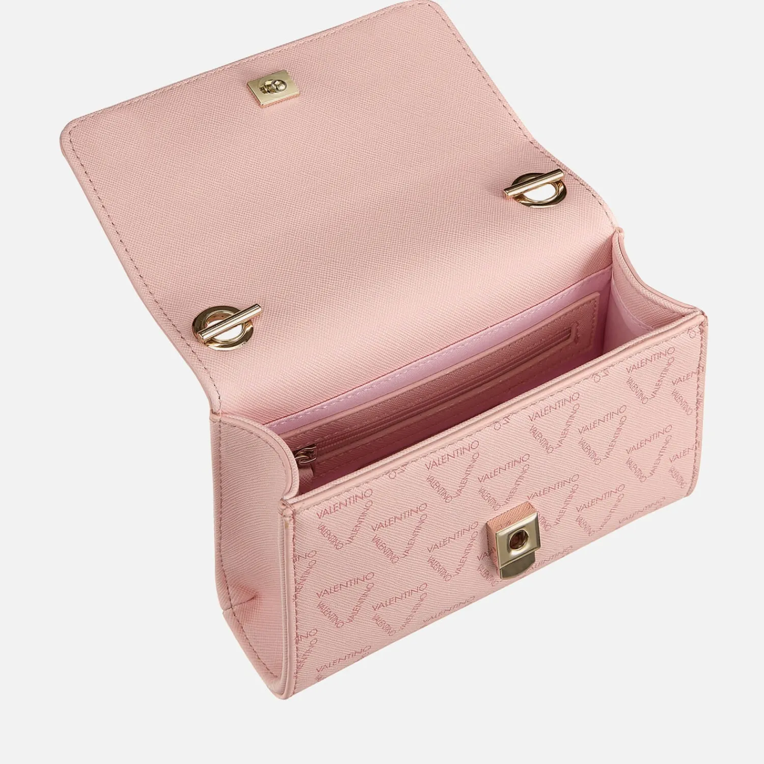 Satchels*Valentino Bags Valentino Pretty Logo Monogram Faux Leather Satchel Bag