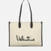 Tote Bags*Valentino Bags Valentino Vacation Canvas And Faux Leather Shopping Bag