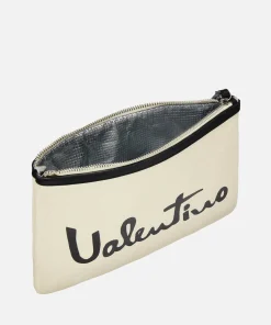 Cosmetic Bags*Valentino Bags Valentino Vacation Canvas And Faux Leather Cosmetic Case