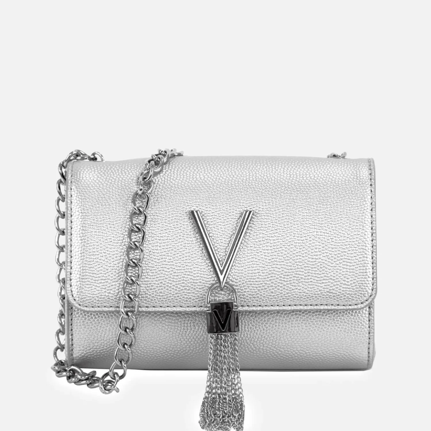 Clutch Bags*Valentino Bags Valentino Women's Divina Small Shoulder Bag - Silver