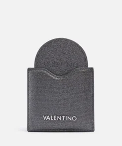 Purses And Cardholders*Valentino Bags Valentino Zenzero Faux Leather Mirror And Wallet Set Black