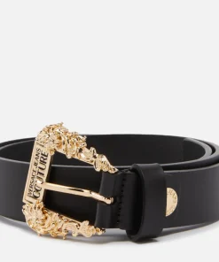 Belts*Versace Jeans Couture Buckle Detail Leather Belt