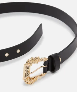 Belts*Versace Jeans Couture Buckle Detail Leather Belt